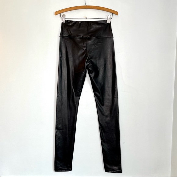 SOLD Bagatelle Faux Leather Leggings Women’s XS Full Length Black Vegan - Picture 4 of 15